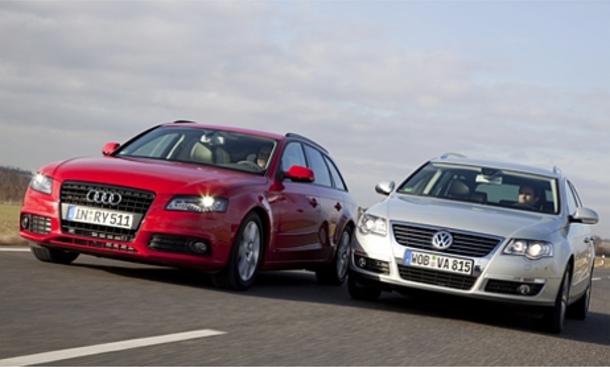 Mittelklasse Kombis Von Audi Und Vw Im Vergleichstest