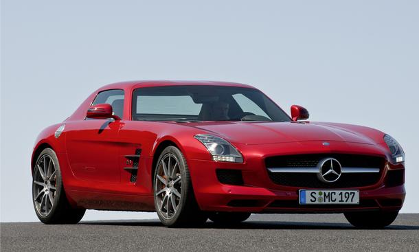 Schönstes Modell der Design Trophy 2010: Der Mercedes SLS AMG holt knapp 34 Prozent aller Stimmen