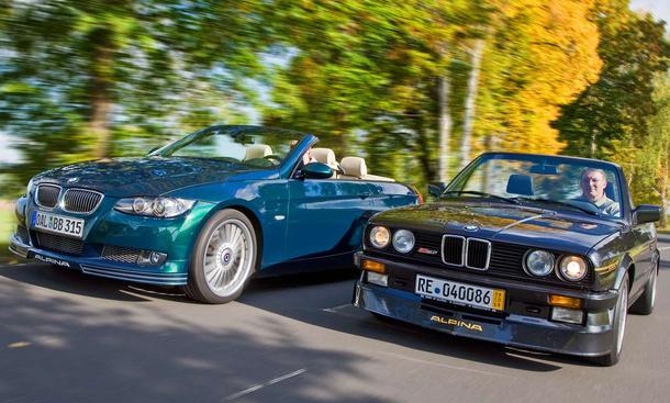 Alpina B3 Biturbo und B3 2.7 Cabriolet: Bereits seit Mitte der 80er-Jahre interpretiert ALPINA das BMW 3er-Cabrio neu