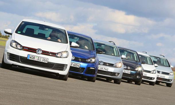 Die große VW Golf Kaufberatung: BlueMotion, GTD, Variant, TSI, GTI, R, 4Motion, TDI und Plus