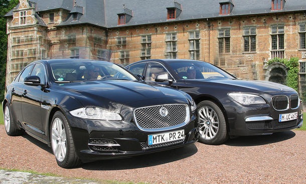Luxusklasse Jaguar Xj Gegen Bmw 7er Im Vergleichstest