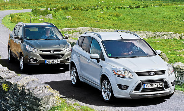 Ford Kuga und Hyundai ix35­ Kompakte SUV im Test