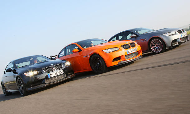 BMW M3 Competition gegen M3 GTS und AC Schnitzer M3 im Tracktest der AUTO ZEITUNG