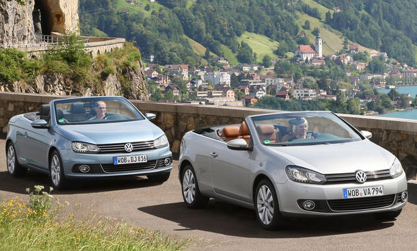 Vw Eos Und Vw Golf Cabrio Im Test Autozeitung De