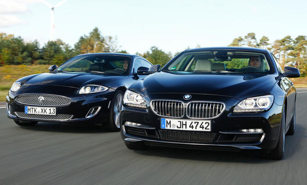 Bmw 650i Gegen Jaguar Xk 50 Im Test Autozeitungde