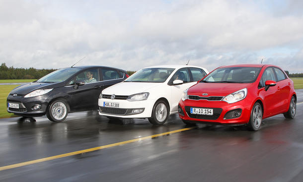 Ford Fiesta, Kia Rio und VW Polo im Kleinwagen-Vergleich der AUTO ZEITUNG