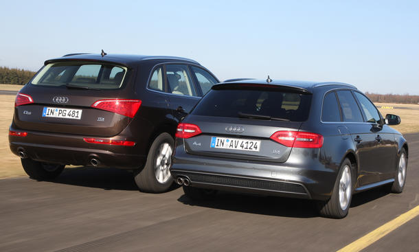 Kombi oder SUV: Audi A4 Avant 3.0 TDI quattro clean diesel gegen Audi Q5 3.0 TDI im Test 