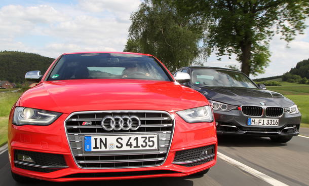 Mittelklasse-Sportler: Audi S4 und BMW 335i im Vergleich