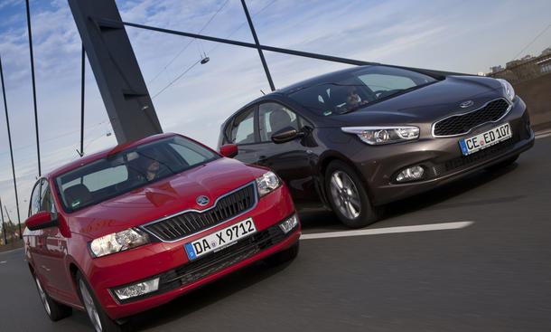 Neuer Skoda Rapid Erster Test Gegen Kia Ceed Kompaktklasse 12
