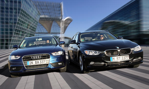 Mittelklasse-Kombi-Test 2013: Audi A4 Avant gegen BMW 3er Touring