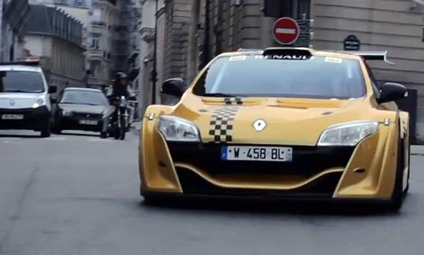 Megane Trophy als Taxi in Paris