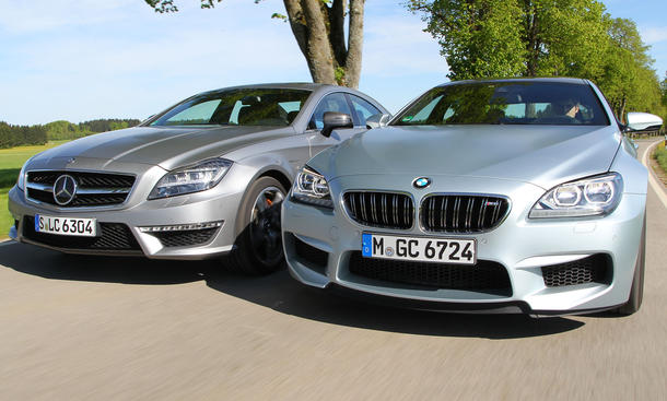 Sportcoupe Vergleich 2013 Bmw M6 Gran Coupe Vs Mercedes