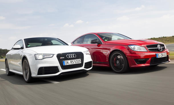 Sportcoupe Test 2013 Audi Rs5 Gegen Mercedes C 63 Amg