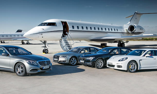 Mercedes S Klasse Vs Audi A8 Bmw 7er Und Porsche Panamera
