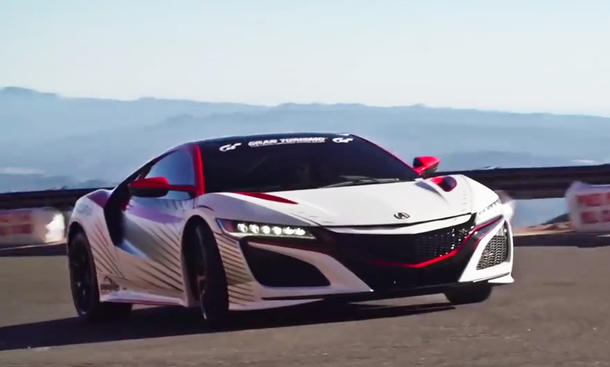 Honda NSX 2015: Video vom Pikes Peak Video: Acura NSX als Safety Car beim Pikes Peak 2015