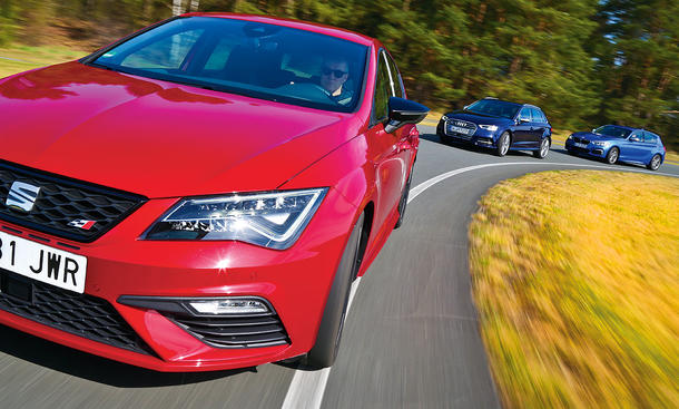 Seat Leon Cupra/BMW M140i xDrive/Audi S3 Sportback