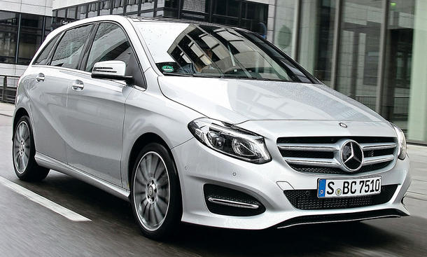 Neuer Mercedes B-Klasse Facelift (2014): Erste Testfahrt