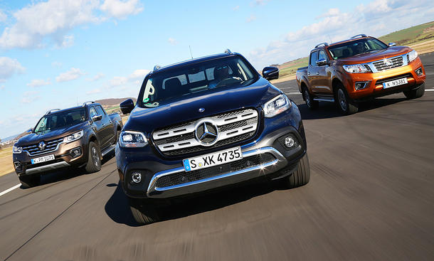 Fobie Hond Elke week Mercedes X 250/Nissan Navara/Renault Alaskan: Test | autozeitung.de