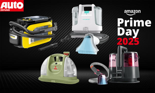 Amazon Prime Day 2025 Waschsauger - iStock/Hersteller/Collage: AUTO ZEITUNG Amazon Prime Day 2025 Waschsauger