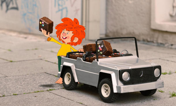 Der Pumuckl und sein Auto in den neuen Folgen der Kult-Serie.