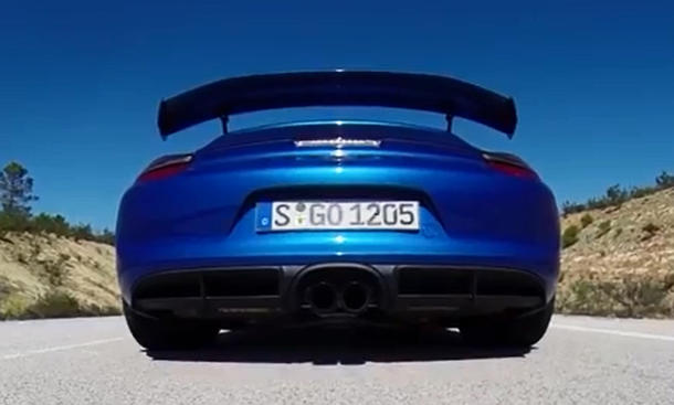 Porsche Cayman GT4 im Video Porsche Cayman GT4 im Video