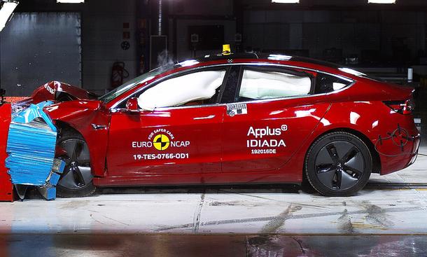 Tesla Model 3 (2018) im Euro NCAP Crashtest