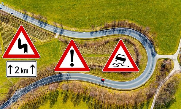 Landstraßen lieber langsamer fahren