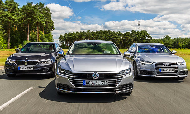 Audi A6/BMW 530i/VW Arteon