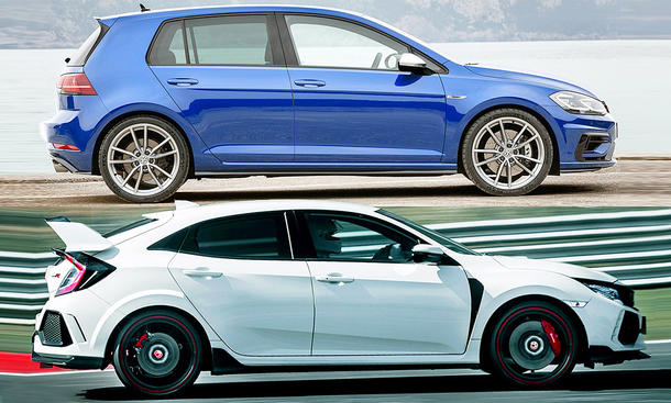 VW Golf R/Honda Civic Type R