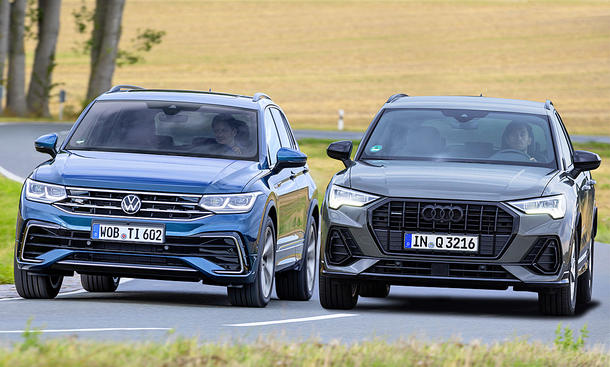 Audi Q3 Vw Tiguan Facelift Vergleich Autozeitung De