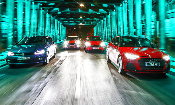 Audi A1/Ford Fiesta/Mini Cooper/VW Polo: Test