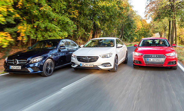 Audi A4/Mercedes C-Klasse/Opel Insignia: Test