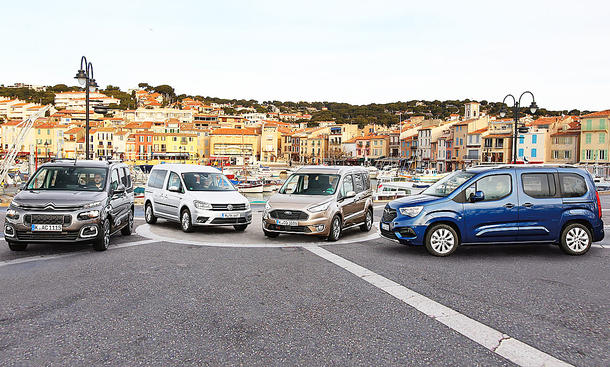 Citroën Berlingo/Opel Combo/Ford Tourneo/VW Caddy: Test