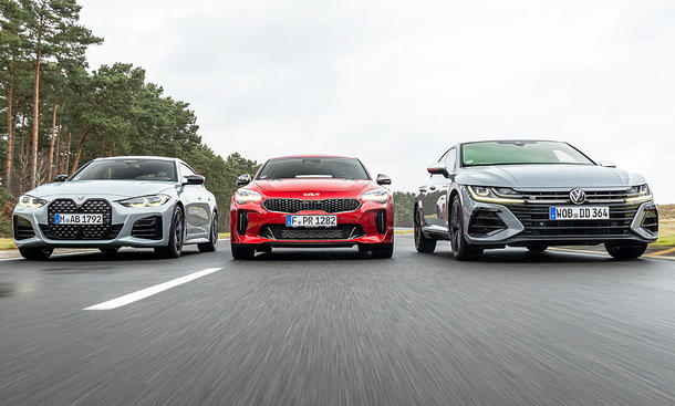 BMW M440i/Kia Stinger/VW Arteon R