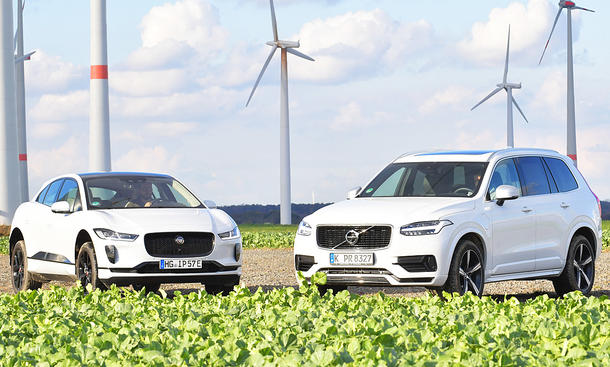 Jaguar I-Pace/Volvo XC90: Test