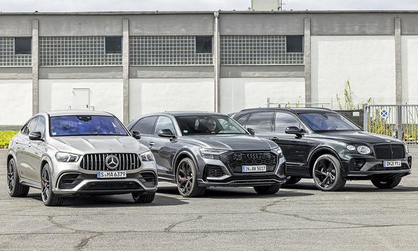 Mercedes-AMG GLE 63 S Coupé/Audi RS Q8/Bentley Bentayga V8