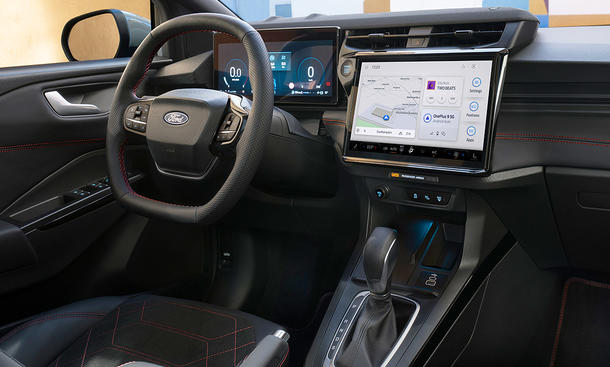 Das Cockpit des Ford Puma Facelift (2024).