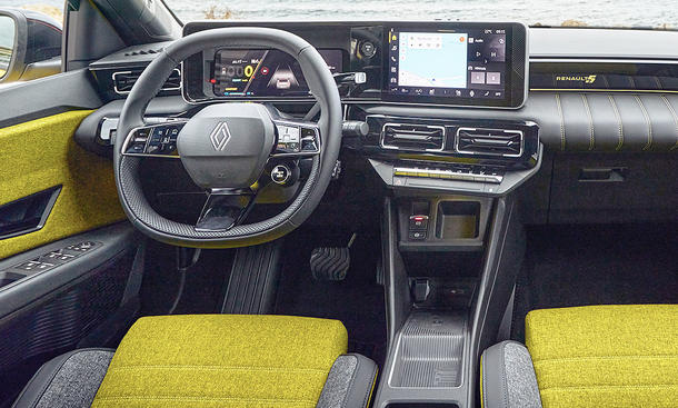 Das Cockpit des Renault 5 E-Tech Electric (2024).