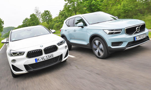 BMW X2 sDrive18d/Volvo XC40 D3