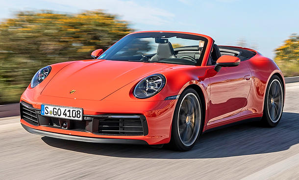 1. Platz Porsche 911 Cabrio 16,8 %