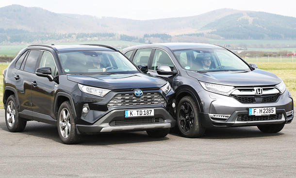 Honda CR-V 2.0 i-MMD Hybrid 2WD/Toyota RAV4 Hybrid 2.5 VVT-i