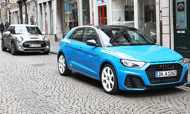 Audi A1 Sportback 40 TFSI/Mini Cooper S 5-Türer: Test