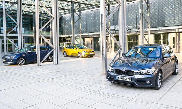 Bmw 118ivw Golf 15 Tsihyundai I30 14 T Gdi Test Autozeitungde