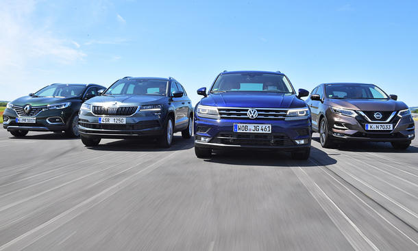 Nissan Qashqai/Renault Kadjar/Skoda Karoq/VW Tiguan