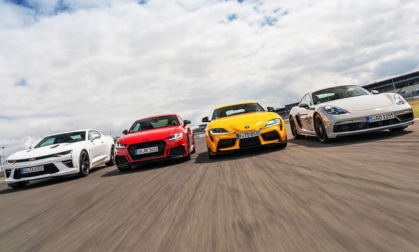 Chevrolet Camaro/Audi TT RS/Toyota GR Supra/Porsche 718 Cayman GTS