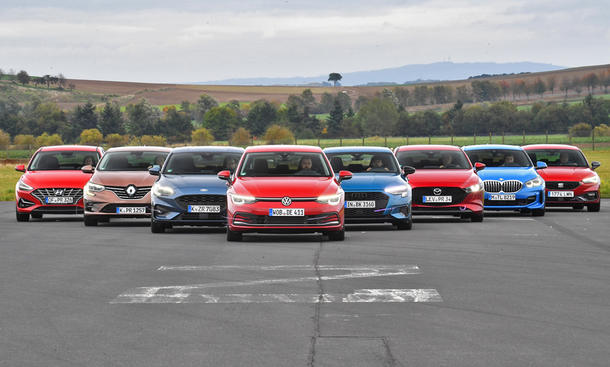 Hyundai i30/Renault Mégane/Ford Focus/VW Golf/Audi A3/Mazda3/BMW 1er/Seat Leon