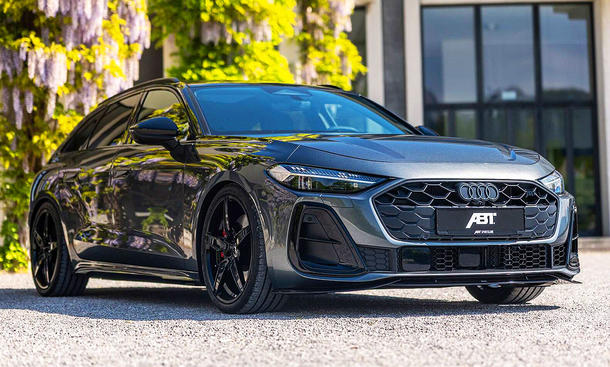 Blick von schräg vorne auf den Abt S5 Avant.
