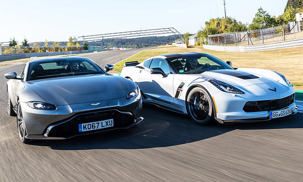 Aston Martin Vantage/Chevrolet Corvette Grand Sport: Test