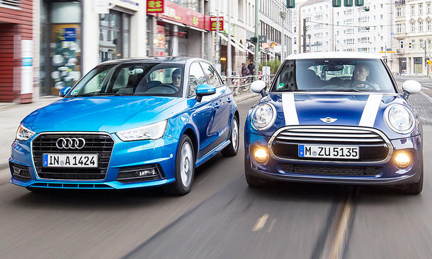 Mini Cooper Fünftürer/Audi A1 Sportback