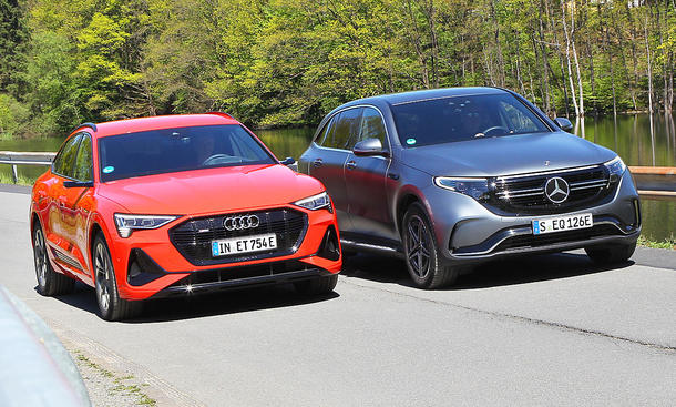 Audi e-tron Sportback/Mercedes EQC